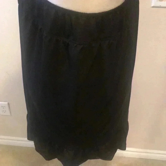 a.n.a Cute Little Black Ruffled Halter Mini Dress size XL - Picture 5 of 7